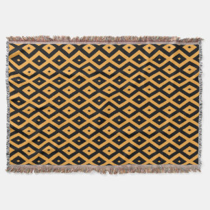 Couverture Motif en diamant jaune et noir