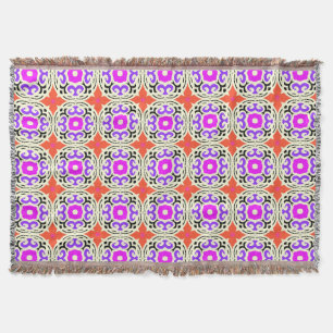 Couverture Motif ethnique avec des motifs marocains