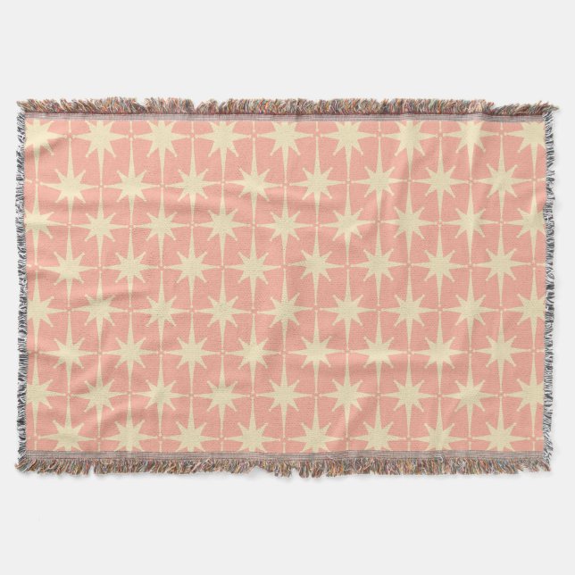 Couverture Motif étoile atomique rétro du milieu du siècle (Devant)
