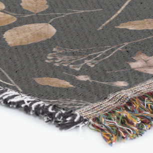 Couverture Motif Feuilles d'automne