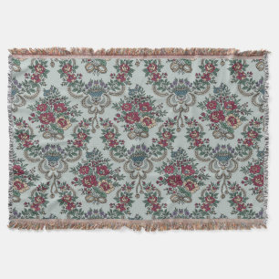 Couverture Motif floral coloré Fleurs tendance et Feuilles