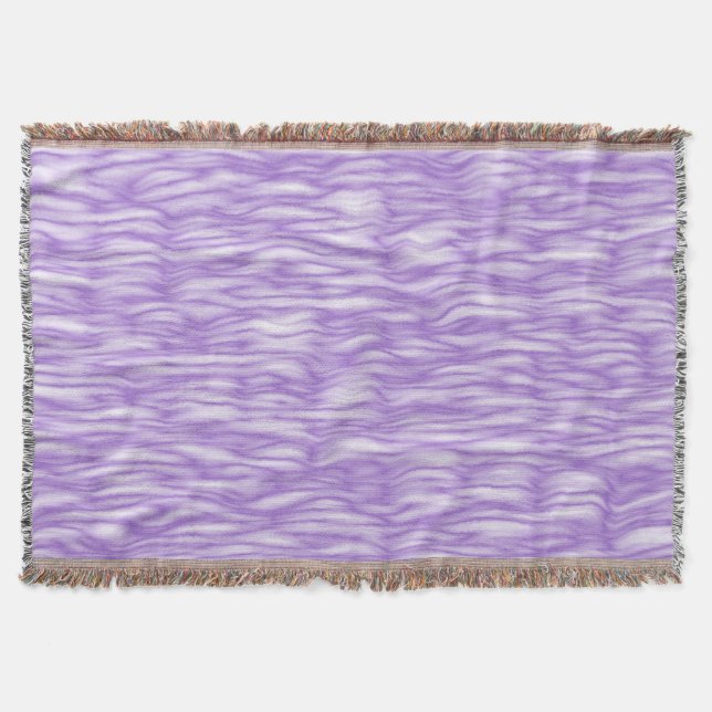 Couverture Motif Fourrure Violette Améthyste (Devant)