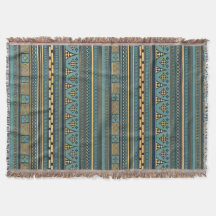 Motif géométrique bleu grec ancien