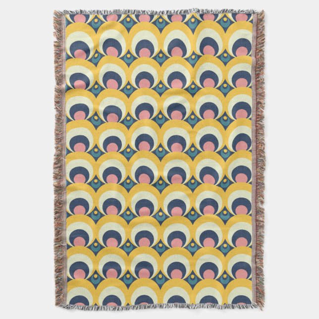 Couverture Motif géométrique de cercle (devant Vertical)