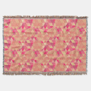 Couverture Motif géométrique de fleur