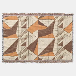 Couverture Motif géométrique en arche rétro des années 1970 e