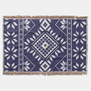 Couverture Motif géométrique tribal aztèque de sud-ouest d