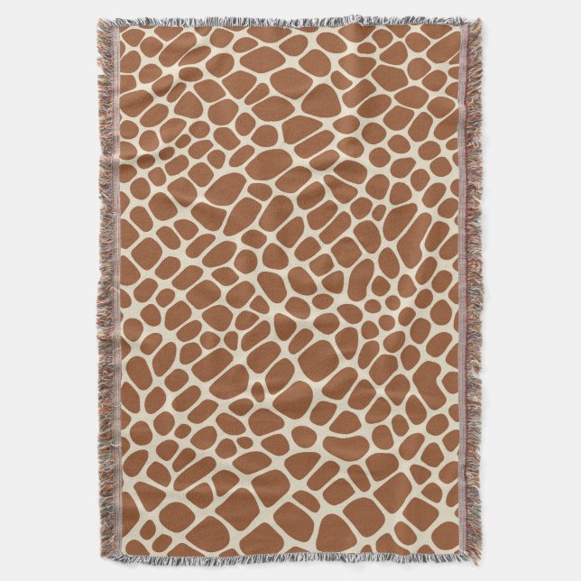 Couverture Motif Giraffe (devant Vertical)