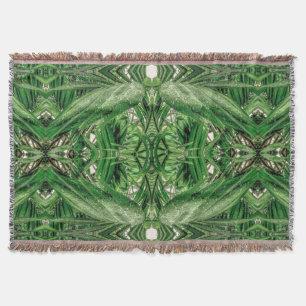Couverture Motif Greens et Raindrops