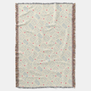 Couverture Motif heureux en pastel de dents