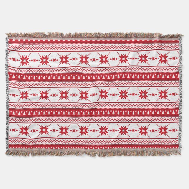 Couverture Motif inspiré par chandail rouge de Noël (Devant)