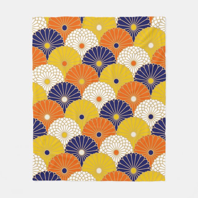 couverture motif japon kimono (Devant)
