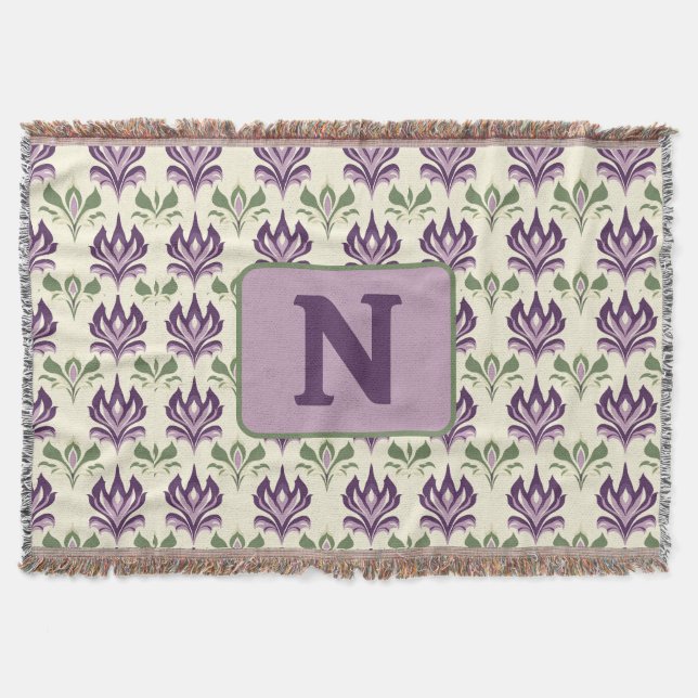 Couverture Motif Lily Motif Ornemental (Devant)