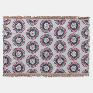 Couverture Motif Mandala géométrique Ornat