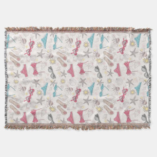 Couverture Motif mignon d'abrégé sur été