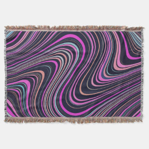 Couverture Motif rose violet magenta