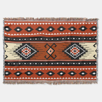 Couverture Motif tribal du sud-ouest Jeter Boho Blanket