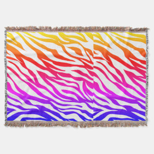 Couverture Motif Zebra Multicoloured Skin Stripes-22164
