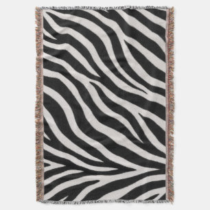 Couverture Motif Zèbre Salon Cosy Élégant