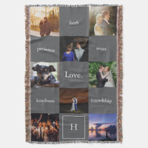 Couverture Mots et photos personnalisés Cadeau significatif e