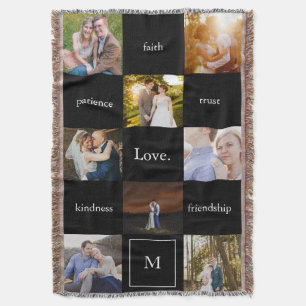 Couverture Mots personnalisés Photos Cadeau significatif en n