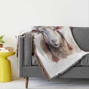 Couverture Moutons de Noël, personnalisable