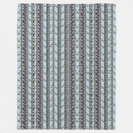 Couverture multi de rayure d'orchidée de pavots