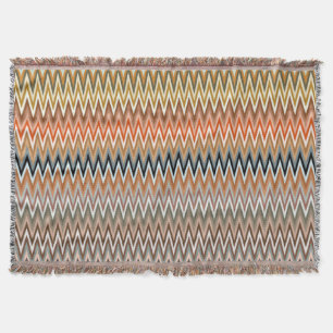 Couverture Multicolor Zigzag Motif