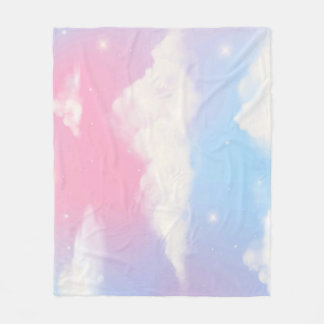 Couverture multicolore et nuageuse