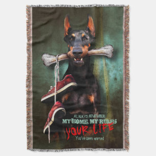 Couverture My Home, Your Life : Chien et os Dobermann - Drôl