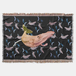 Couverture Nager sur ami baleine