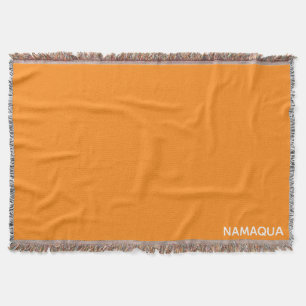 Couverture Namaqua orange nom de la couleur