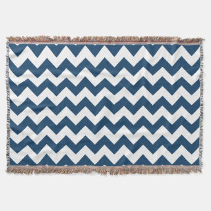 Couverture Navy Zigzag, Navy Chevron, Motif géométrique
