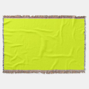 Couverture Neon Chartreuse couleur solide   Classique