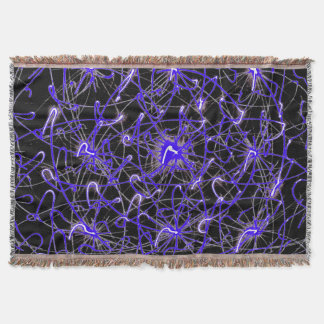 Couverture Neon Light Trails – Plaid Premium Tissé