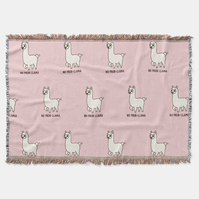 Couverture "No Prob-Llama" Cute Llama Doodle - Chill Vibe (Devant)