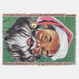 Couverture Noël noir du Père Noël afro-américain