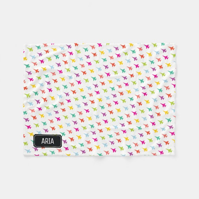 Couverture nommée faite sur commande de bébé (Devant (Horizontal))