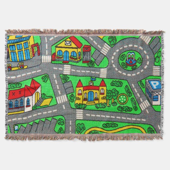 Couverture nostalgie des années 90, Moquette de piste Voiture (Devant)