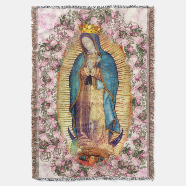 Couverture Notre-Dame de Guadalupe Vierge Marie 203 (devant Vertical)