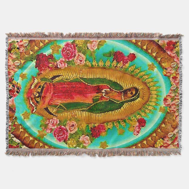 Couverture Notre Dame Guadalupe-Mexique Sainte Vierge Marie (Devant)