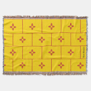 Couverture Nouveau-Mexique Zia Drapeau Toas Lit Lit, Canapé