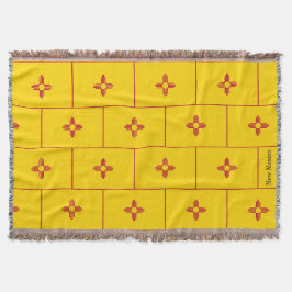 Couverture Nouveau-Mexique Zia Drapeau Toas Lit Lit, Canapé L