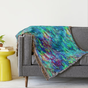 Couverture Nouvelle-Zélande Abalone Paua Shell Motif 1