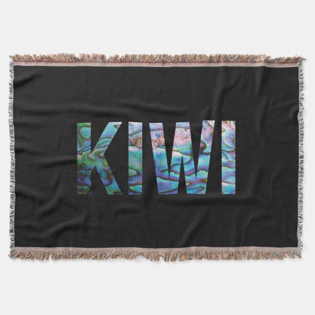 COUVERTURE NOUVELLE-ZÉLANDE KIWI SIMPLE PAUA (Devant)