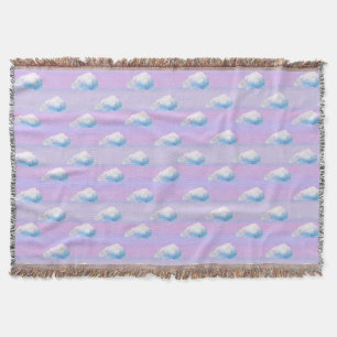 Couverture Nuage 9 Nuageux Violet et Bleu