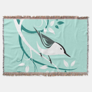 Couverture Nuthatch stylisé dans l'arbre