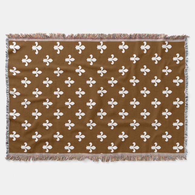 Couverture Nutmeg Neutral Fleur de Lys (Devant)