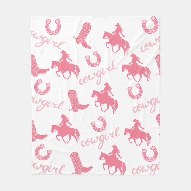 Couverture Occidentale rose - Personnalisée (Devant)