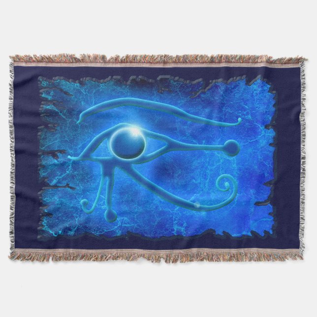 Couverture OEil bleu de Horus, Art ancien égyptien Wadjet (Devant)
